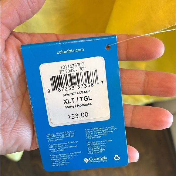 Columbia Men's PFG Bahama II UPF 30 Long Sleeve Fishing Gorpcore Shirt XLT - Picture 7 of 8